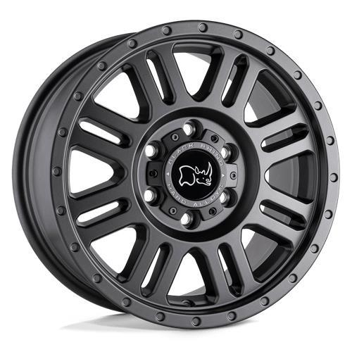 YELLOWSTONE MATTE GUNMETAL 8x16 6/130 ET38 CB84.1 60° - Alumiinivanteet - 327972 - 1
