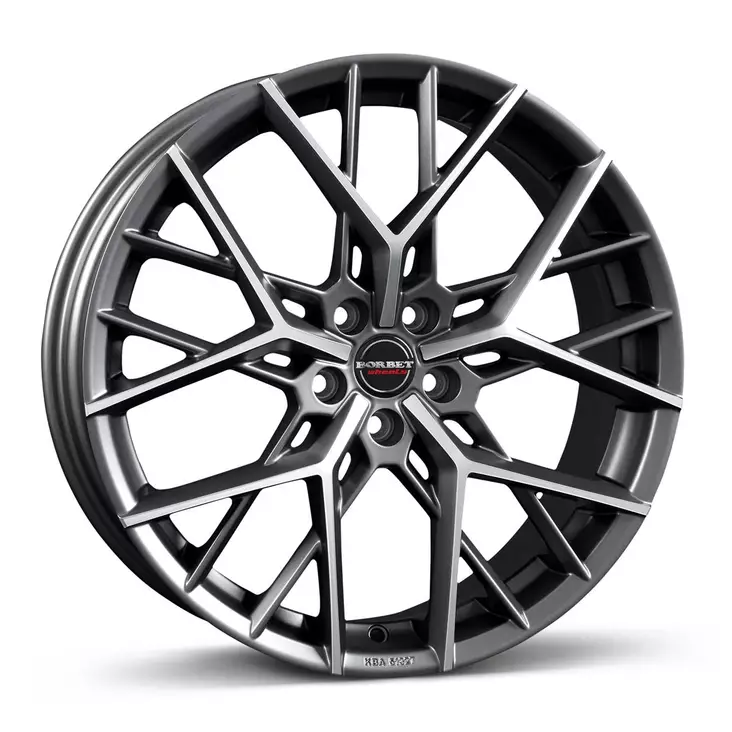 BORBET BY Titan Pol Matt 10x21 5/114,3 ET39 CB70.6 60° - Alumiinivanteet - 339392 - 1