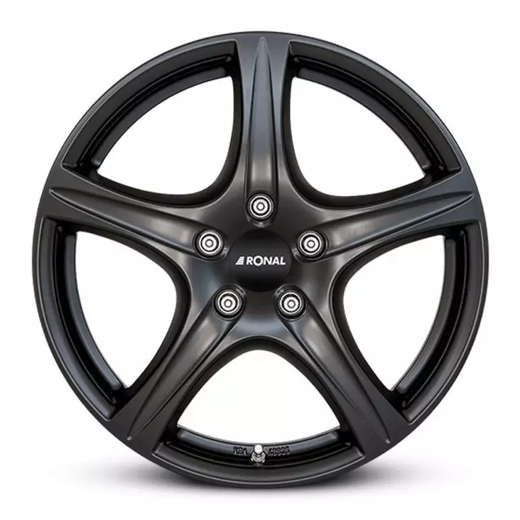 R56 Matt Black 6x15 4/114,3 ET40 CB76,0 60° - Alumiinivanteet - 360782 - 1