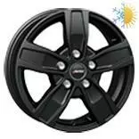 QUANTRO Matt Black 7x17 5/112 ET51 60° - Alumiinivanteet - 360962 - 1