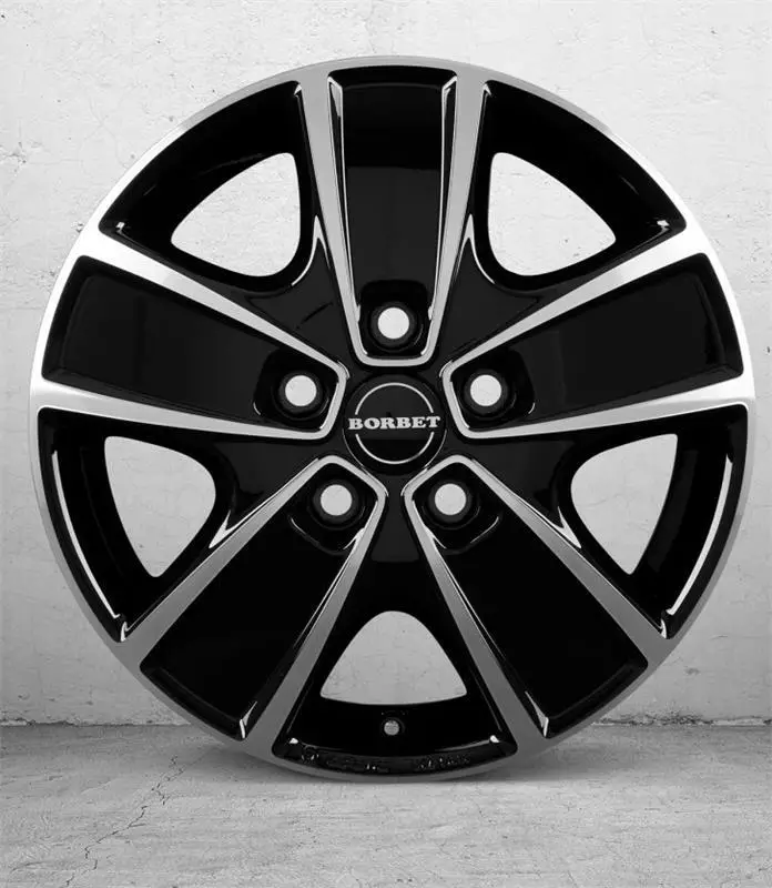 CWG Gloss Black Polished 6x16 5/130 ET68 60° - Alumiinivanteet - 360972 - 1