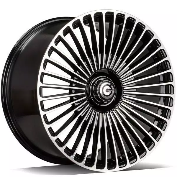 Hurricane Black Front Polished 9,5x20 5/112 ET45 CB66.6 60° - Alumiinivanteet - 363472 - 1