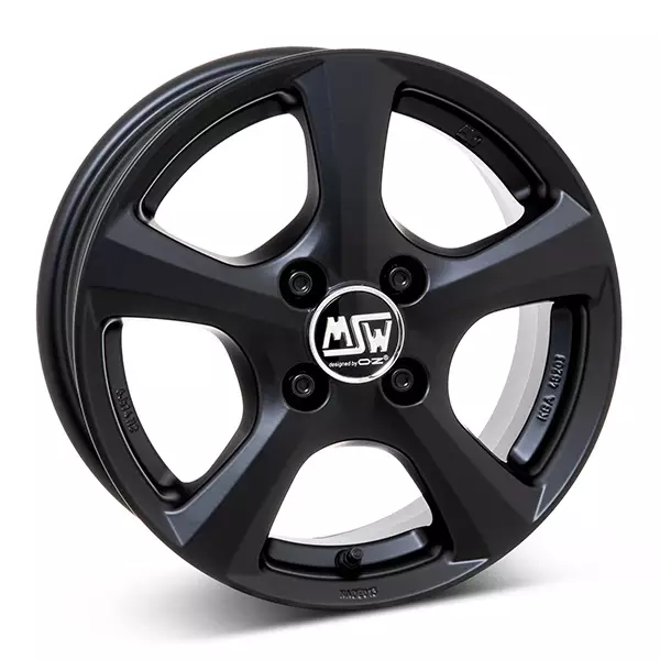 MSW 19 M.Blk 6x14 4-100 E38 C63,3 60 - Alumiinivanteet - 8027529072402 - 1