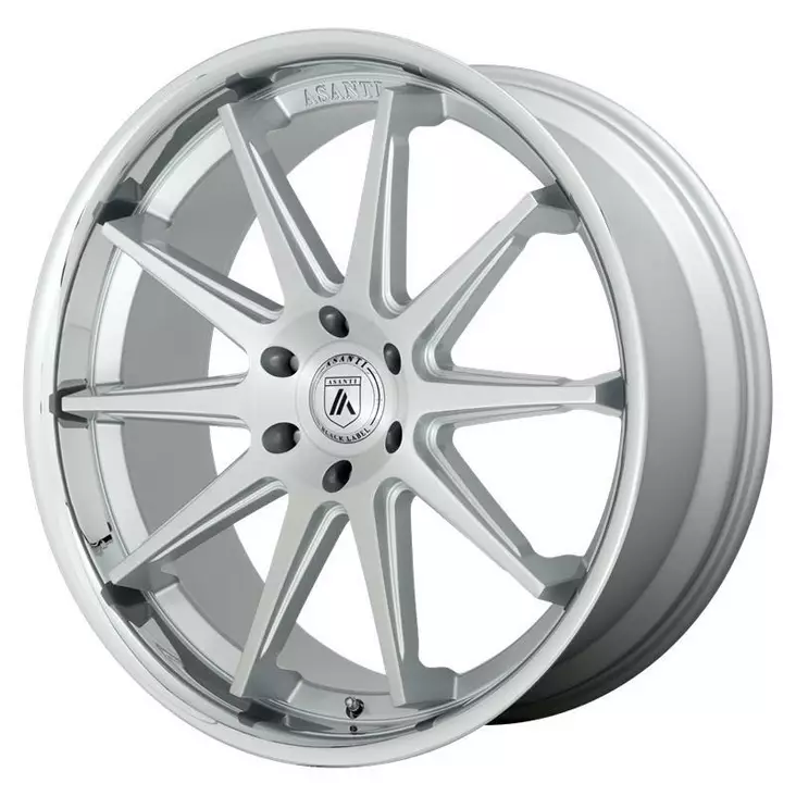 AB29 Brushed Silver With Chrome Lip 10x22 6/139,7 ET30 CB100,5 60° - Alumiinivanteet - 254642 - 1