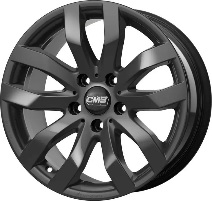 C22 Gloss Black 6x15 5/100 ET43 60° - Alumiinivanteet - 363932 - 1