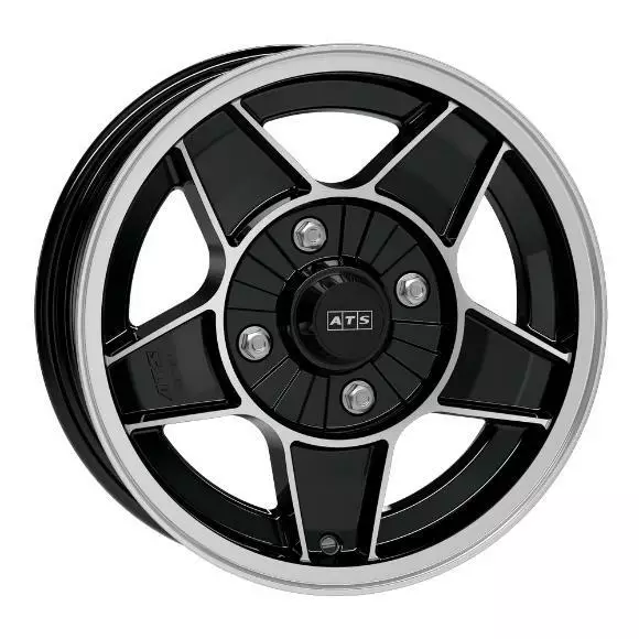 CLASSIC Gloss Black Polished 7x13 4/100 ET20 60° - Alumiinivanteet - 362972 - 1
