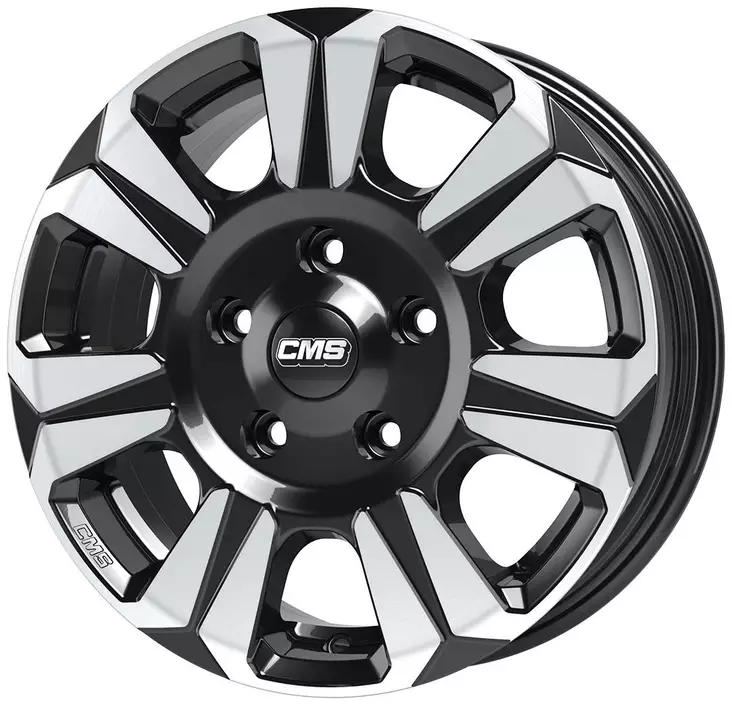 CMS C31 Diamond Black Gloss 6,5x17 6/139,7 ET48 CB92,5 60° - Alumiinivanteet - 346652 - 1