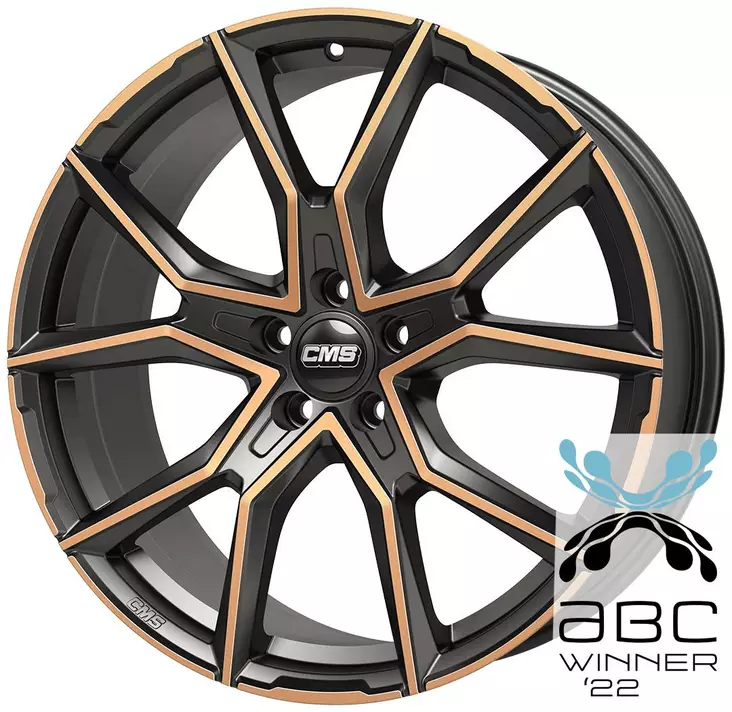 CMS C33 Diamond Black Copper 8x18 5/108 ET48 CB63,4 60° - Alumiinivanteet - 346762 - 1