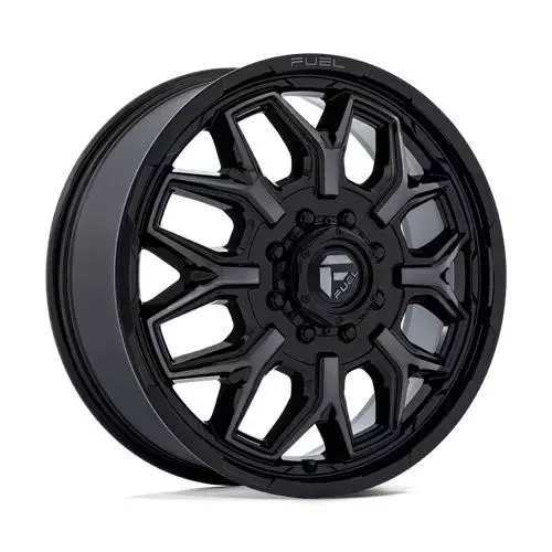 D875 FLUX DUALLY GLOSS BLACK BRUSH-FC GRAY TINT 8,25x22 8/200 ET-227 CB142.0 60° - Alumiinivanteet - 353872 - 1