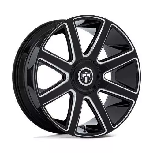 DC273 PULL GLOSS BLACK MILLED 9x24 5/115/120 ET38 CB74.1 60° - Alumiinivanteet - 353902 - 1