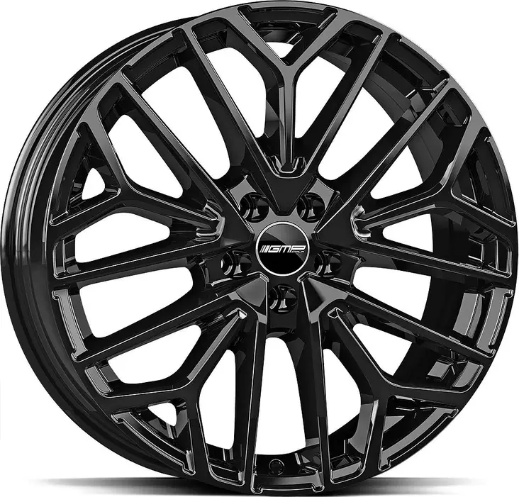 GMP Materia Glossy Black 8x20 5/130 ET40 CB66.5 R14 - Alumiinivanteet - 367862 - 1