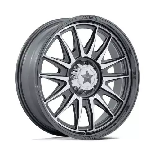 M55 COMMANDER UTV PLATINUM W/ MACHINED FACE 10x24 4/137/156 ET-25 CB110.1 60° - Alumiinivanteet - 370122 - 1