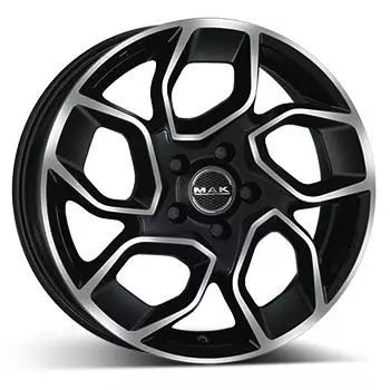 MAK Express Black Mirror 7,5x18 5/120 ET50 CB65,1 R14 - Alumiinivanteet - 352332 - 1
