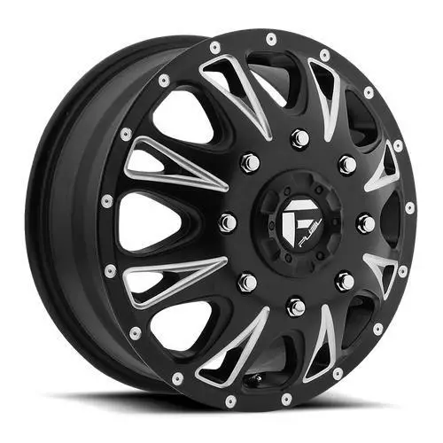 MATTE BLACK MILLED 9x20 8/165,1 ET1 CB125,1 60° - Alumiinivanteet - 359682 - 1