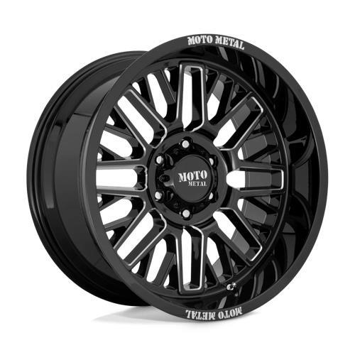 MO802 WARLOCK GLOSS BLACK MILLED 9x20 6/135 ET18 CB87,1 60° - Alumiinivanteet - 341412 - 1