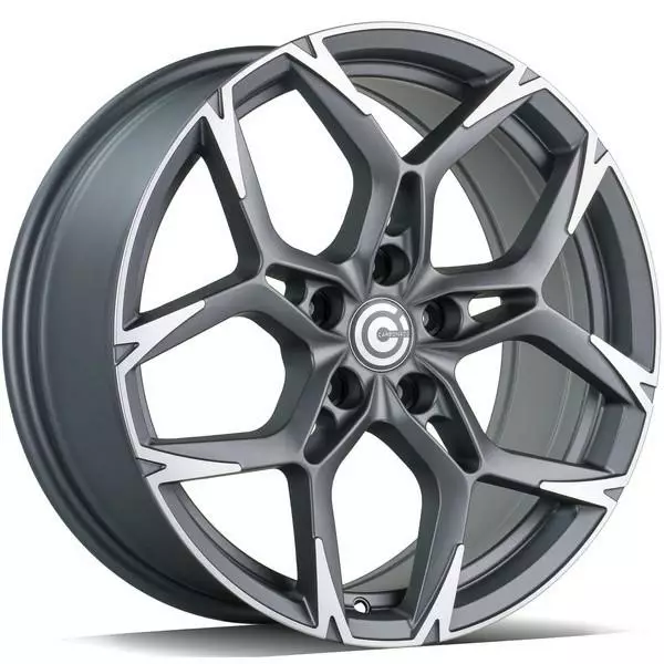 Monster Matt Anthracite Front Polished 8x18 5/112 ET40 CB57.1 60° - Alumiinivanteet - 373232 - 1