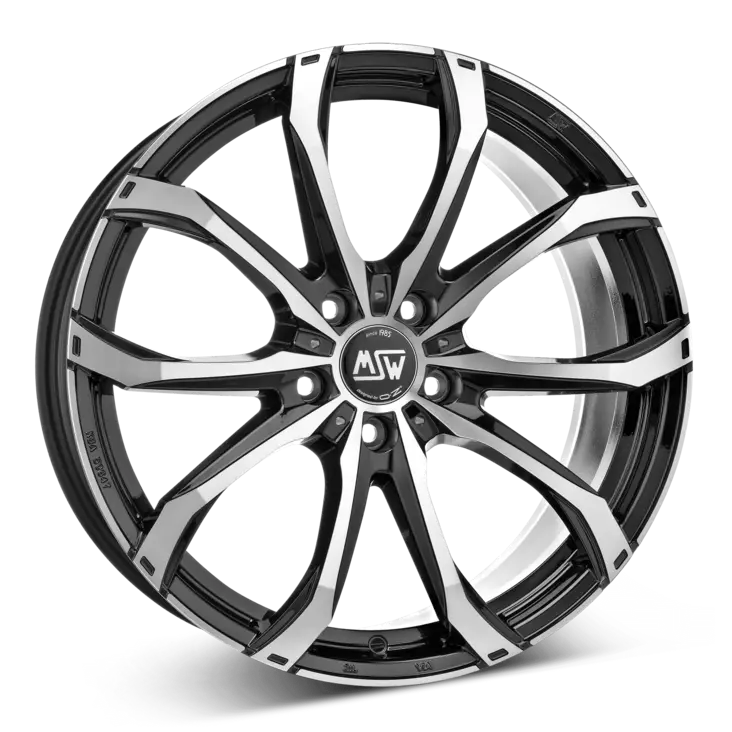 MSW 48 Blk/Pol 11,5x21 5-130 E58 C71,5 R14 - Alumiinivanteet - 8027529146882 - 1
