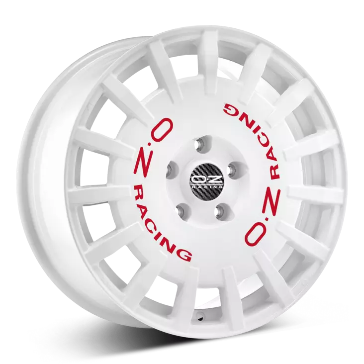 OZ Rally Racing White | 8x17 4-108 E25 C75,1 - Alumiinivanteet - 8027529133172 - 1