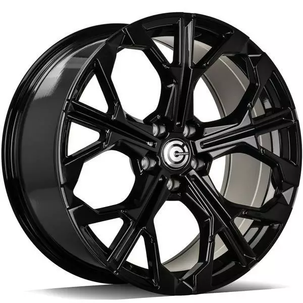 RUNNER Black Glossy 8x18 5/112 ET30 CB66.6 60° - Alumiinivanteet - 356502 - 1