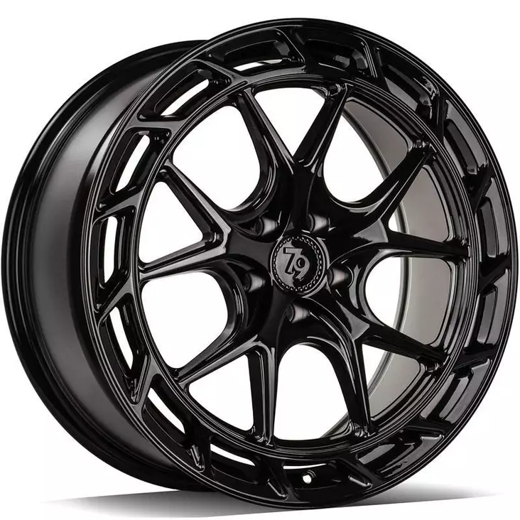 SCF-W Black Glossy 8,5x19 5/114,3 ET40 CB72.6 60° - Alumiinivanteet - 356472 - 1