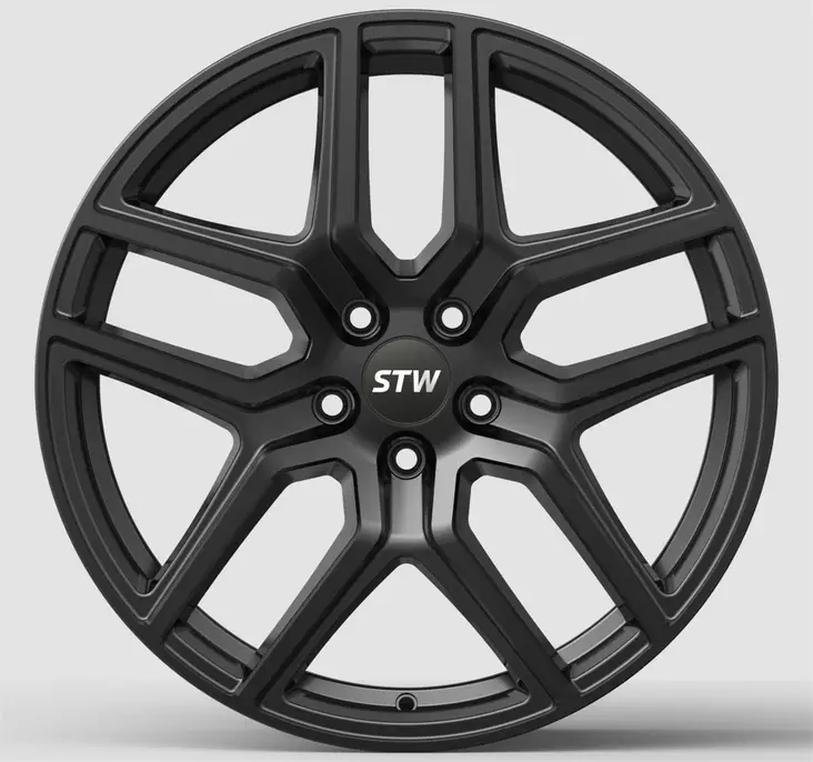 STW Drive Glossy Black 8,5x19 5/112 ET42 CB57,1 R13 - Alumiinivanteet - 358762 - 1