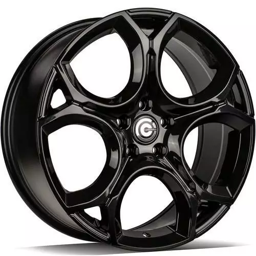 UNIQUE Black Glossy 7,5x18 5/112 ET45 CB57.1 60° - Alumiinivanteet - 350552 - 1