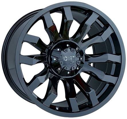 D126 Glossblack 9x20 5/120/127 ET20 CB74.1 60° - Alumiinivanteet - 317413 - 1