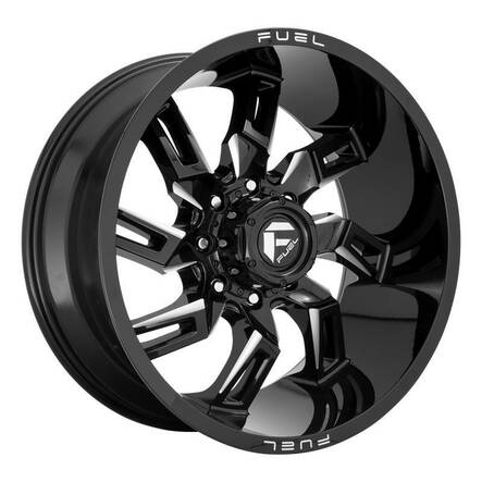 D747 LOCKDOWN GLOSS BLACK MILLED 10x20 6/139,7 ET-18 CB106.1 60° - Alumiinivanteet - 277233 - 1