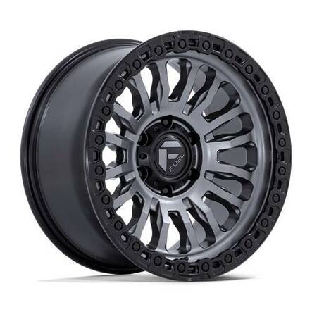FC857 RINCON MATTE GUNMETAL W/ M-BLACK LIP 9x18 6/139,7 ET1 CB106.1 60° - Alumiinivanteet - 326853 - 1