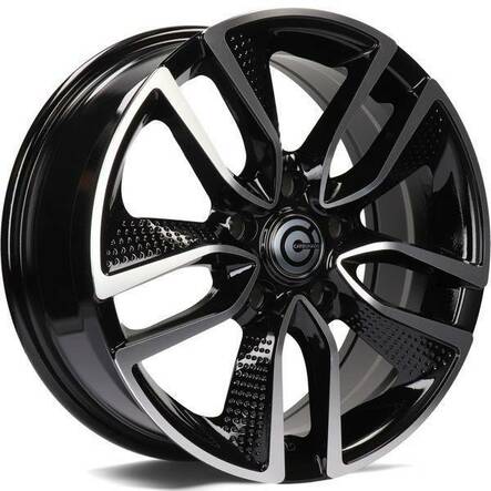 Force Black Front Polished 6,5x15 5/114,3 ET38 CB73.1 60° - Alumiinivanteet - 320143 - 1
