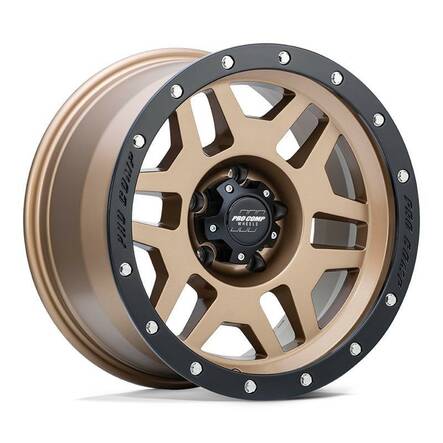 PA41 PHASER MATTE BRONZE W/ BLACK LIP 9x17 6/139,7 ET-6 CB108.0 60° - Alumiinivanteet - 337063 - 1