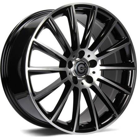Performance Black Front Polished 8,5x20 5/112 ET35 CB66.5 60° - Alumiinivanteet - 313773 - 1