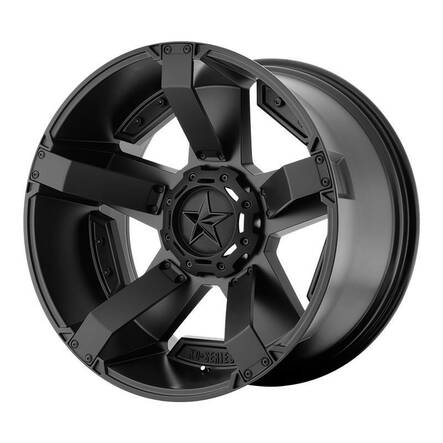 XD811 Matte Black 9x17 5/127/135 ET-12 CB87.1 60° - Alumiinivanteet - 240253 - 1