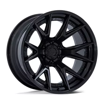 FC402 CATALYST MATTE BLACK W/ GLOSS BLACK LIP 9x20 8/180 ET1 CB124.2 60° - Alumiinivanteet - 341223 - 1
