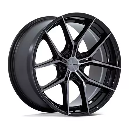 NC279 PRODIGY 5 GLOSS BLACK DARK TINTED CLEAR 9,5x20 5/120 ET22 CB72.6 60° - Alumiinivanteet - 342213 - 1