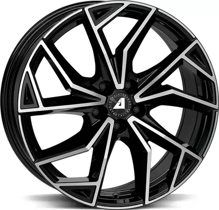 ALUTEC ADX.02 Diam Black Pol 8x20 5/108 ET45 CB63.4 60° - Alumiinivanteet - 344523 - 2