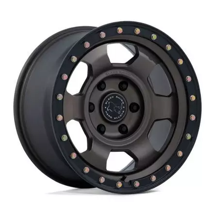 BR029 TROOPER BURNT BRONZE W/ MATTE BLACK LIP 8,5x17 6/139,7 ET-10 CB106.1 60° - Alumiinivanteet - 358703 - 1
