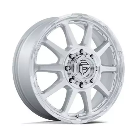 D912 CIRCUIT DUALLY GLOSS SILVER W/ MACHINED FACE 8,25x20 10/225 ET105 CB170.1 60° - Alumiinivanteet - 371053 - 1