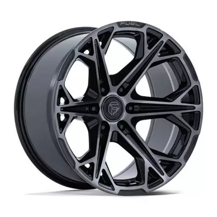 FC886 HAMMERHEAD GLOSS BLACK DARK TINTED CLEAR 9x20 6/139,7 ET20 CB106.1 60° - Alumiinivanteet - 358173 - 1