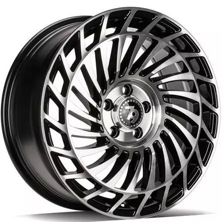 SCF-K Black Front Polished 8x18 5/112 ET45 CB66.6 60° - Alumiinivanteet - 348403 - 1