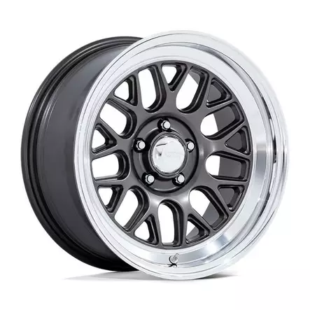 VN516 G-FORCE MATTE ANTHRACITE W/ DIAMOND CUT LIP 8x17 5x114,3 ET0 CB72.6 60° 716 kg - Alumiinivanteet - 366963 - 1