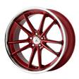 AB23 Candy Red With Chrome Lip 10,5x22 5/112 ET35 CB72,6 60° - Alumiinivanteet - 237923 - 1