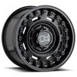 AXLE MATTE BLACK 9,5x17 8/170 ET-18 CB125,1 60° - Alumiinivanteet - 310293 - 1