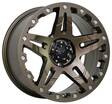 D66 Bronze Chrome rivets 9x18 5/120 ET25 CB65,1 60° - Alumiinivanteet - 317603 - 1