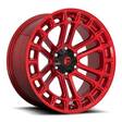 D719 HEATER CANDY RED MACHINED 10x22 6/135 ET-13 CB87,1 60° - Alumiinivanteet - 311583 - 1