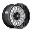 D798 ARC SILVER BRUSHED FACE W/ MILLED BLACK LIP 9x20 6/135/139,7 ET1 CB106,1 60° - Alumiinivanteet - 328313 - 1