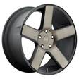 DC116 MATTE BLACK DOUBLE DARK TINT 8,5x22 5/120 ET35 CB72,6 60° - Alumiinivanteet - 253433 - 1