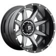 FT238 MATTE GUN METAL BLACK LIP 12x22 5/127 ET-44 CB78,1 60° - Alumiinivanteet - 252513 - 1