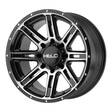HE900 Gloss Black Machined 9x18 5/139,7 ET0 CB78,0 60° - Alumiinivanteet - 236143 - 1