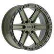 HENDERSON OLIVE DRAB GREEN W/ BLACK RING 9x17 6/135 ET0 CB87,1 60° - Alumiinivanteet - 325253 - 1